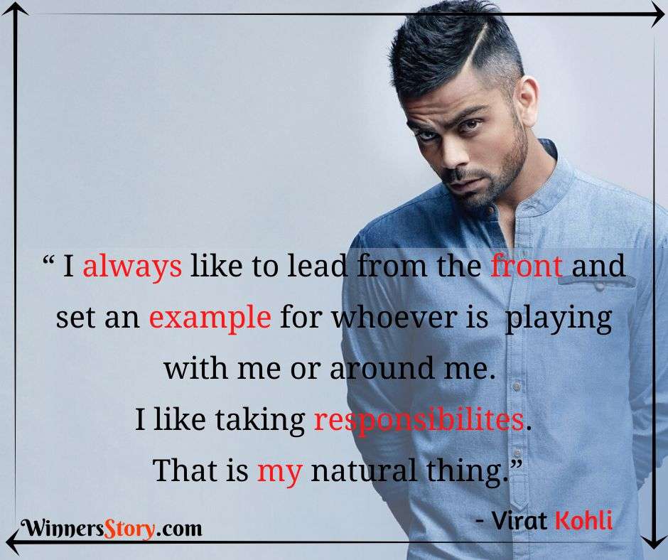 Quotes on Virat Kohli