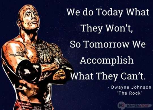 56 Best Motivational quotes by Dwayne Johnson aka The Rock